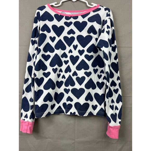 Carter’s Girls Blue Heart 2-Piece Pajama, Size 8 - Picture 2 of 6